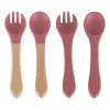 Silicone children's dishes crab zest 9el c pink