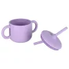 Children's silicone utensils 7 el. dark pink