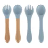 Children's 7-piece silicone cookware mint