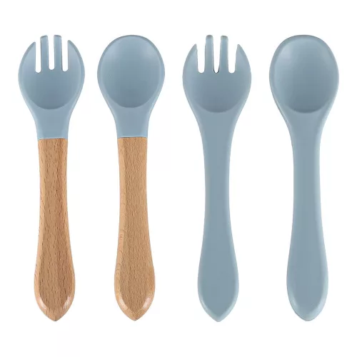 Children's 7-piece silicone cookware mint