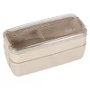 Breakfast lunchbox split 750ml beige