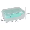 Breakfast lunchbox split 2200ml mint