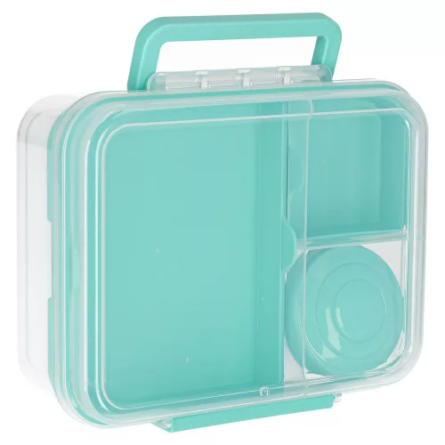 Breakfast lunchbox split 2200ml mint