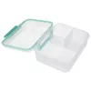 Breakfast lunchbox split 2200ml mint