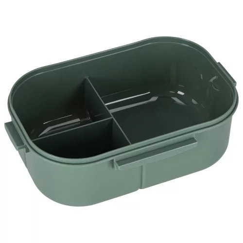 Breakfast lunchbox split 1200ml green