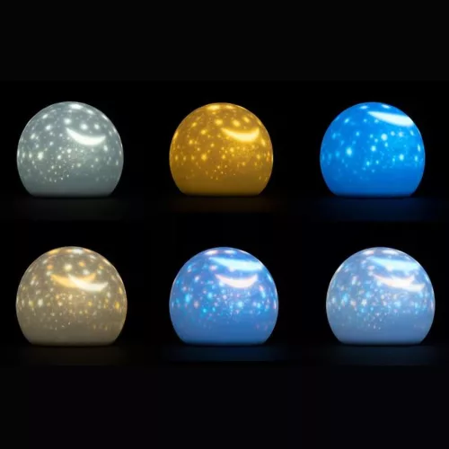  LED decoration, night light, children's, star ball, soft silicone, USB, warm white, RGB, Asalite