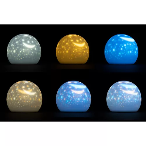  LED decoration, night light, children's, star ball, soft silicone, USB, warm white, RGB, Asalite