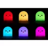 LED decoration , night light , child , penguin , soft silicone , USB , warm white , RGB , Asalite