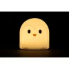 LED decoration , night light , child , penguin , soft silicone , USB , warm white , RGB , Asalite