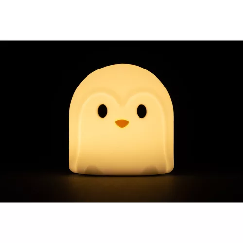 LED decoration , night light , child , penguin , soft silicone , USB , warm white , RGB , Asalite