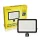  LED spotlight, 100W, 9000 lm, slim, motion sensor, black, natural white, IP65, Asalite