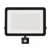  LED spotlight, 100W, 9000 lm, slim, motion sensor, black, natural white, IP65, Asalite