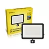  LED spotlight, 100W, 9000 lm, slim, motion sensor, black, natural white, IP65, Asalite