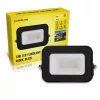 LED spotlight, 10W, 900 lm, slim, black, natural white, IP65, Asalite