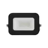 LED spotlight, 10W, 900 lm, slim, black, natural white, IP65, Asalite