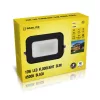 LED spotlight, 10W, 900 lm, slim, black, natural white, IP65, Asalite