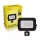  LED spotlight, 10W, 900 lm, slim, motion sensor, black, natural white, IP65, Asalite