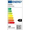  LED spotlight, 10W, 900 lm, slim, motion sensor, black, natural white, IP65, Asalite