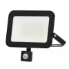  LED spotlight, 30W, 2700 lm, slim, motion sensor, black, natural white, IP65, Asalite