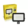  LED spotlight, 30W, 2700 lm, slim, motion sensor, black, natural white, IP65, Asalite