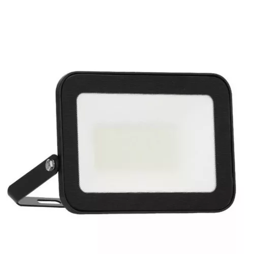  LED spotlight, 30W, 2700 lm, slim, black, natural white, IP65, Asalite