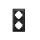 Frame 2, switch, vertical, black, VIDEX, BINERA