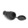Grounded rubber socket, with cover, 16A, black, outdoor, IP44, VIDEX, TITANUM