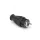 Grounded rubber plug, 16A, black, outdoor, IP44, VIDEX, TITANUM