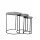 EGLO Living, 424026, TOWADA, Side table, Silver, Black