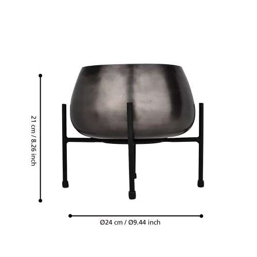 EGLO Living, 428006, SAKATA, Planter, Antique Nickel