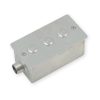 Stainless steel mounting box for 3 piezo switches