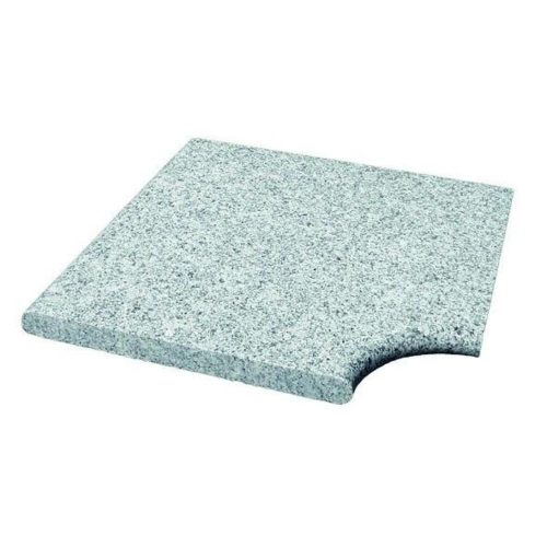 Granite kerbstone corner element Sand 50 x 50 / 33 * 3 cm
