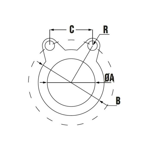 Flat gasket - 081915 | D 200