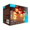 Led string light, indoor, warm white, battery operated, Santa Claus head, 10 LED, IP20, Modee