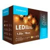 LED string light, indoor, warm white, battery-operated, cone, 10 LEDs, IP20