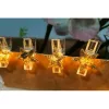 Led string light, indoor, warm white, battery operated, star, 10 LED, IP20, Modee