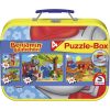 Benjamin the Elephant in a metal suitcase, 2x26,2x48 pcs (55594) Children's puzzle