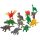 Dinosaurs (set of figurines), 60 pcs (56372) Children's puzzle