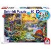 Dinosaurs (set of figurines), 60 pcs (56372) Children's puzzle