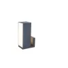 CUBA OUTDOOR LED WALL 1 LIGHT LUTEC CONNECTED DARK GREY  GREY