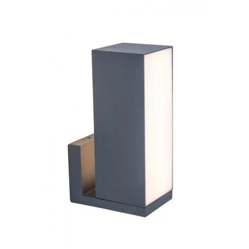 CUBA OUTDOOR LED WALL 1 LIGHT LUTEC CONNECTED DARK GREY  GREY