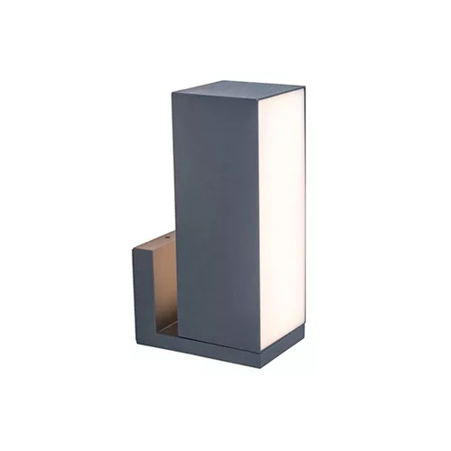 CUBA OUTDOOR LED WALL 1 LIGHT LUTEC CONNECTED DARK GREY  GREY