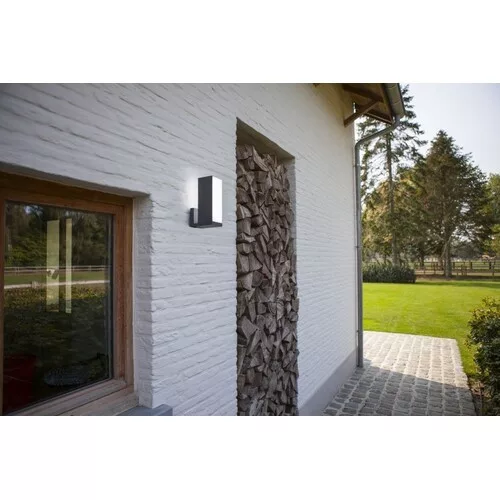 CUBA OUTDOOR LED WALL 1 LIGHT LUTEC CONNECTED DARK GREY  GREY