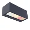 GEMINI OUTDOOR LED WALL 2 LIGHT LUTEC CONNECT DARK GREY