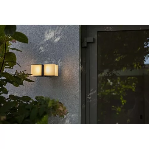 CUBA  OUTDOOR  LED  WALL  2 LIGHT BLACK