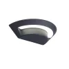 GHOST SMALL OVAL OUTDOOR   LED WALL 1 LIGHT DARK GREY