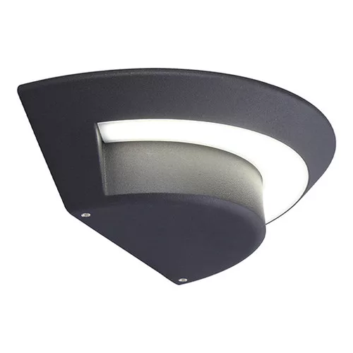 GHOST SMALL OVAL OUTDOOR   LED WALL 1 LIGHT DARK GREY