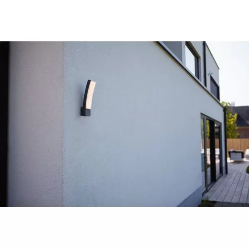 KIRA OUTDOOR LED WALL 1 LIGHT DARK GREY