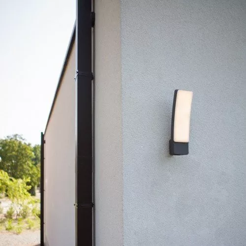 KIRA OUTDOOR LED WALL 1 LIGHT DARK GREY