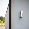 KIRA OUTDOOR LED PIR WALL 1 LIGHT DARK GREY